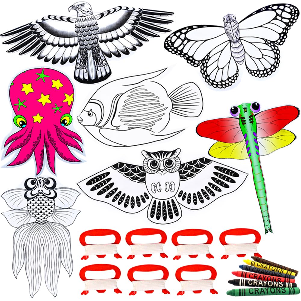 凧作りキット - バルクパック レインボーカラーカイト 子供用 (30パック) Amazon.co.jp: HENGDA 子供用凧作りキット バルク、デコレーション